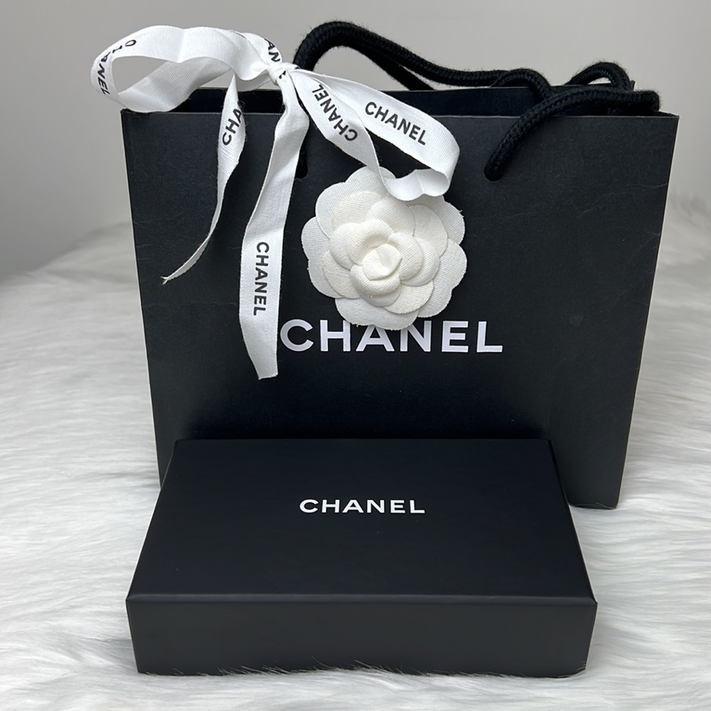 Chanel Small Gift Box, Gift Bag, Ribbon, & Care Booklet